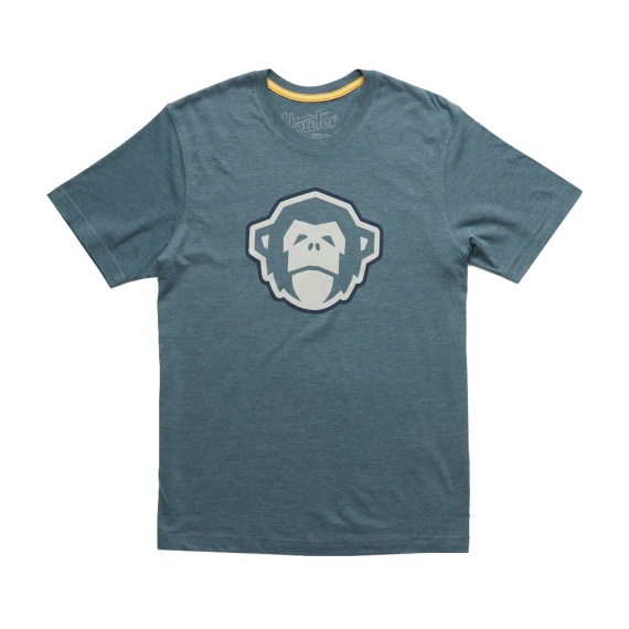 Howler T-Shirt El Mono Indigo Heather S in der Gruppe Kleidung & Schuhe / Kleidung / T-shirts bei Sportfiskeprylar.se (110922S-IND-S)