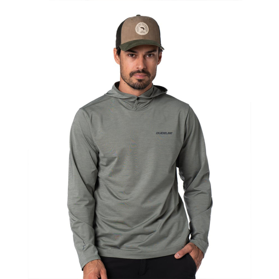 Guideline Sunwick Hoodie Trundle Gray in der Gruppe Kleidung & Schuhe / Kleidung / Pullover / Hoodies bei Sportfiskeprylar.se (110926GLr)