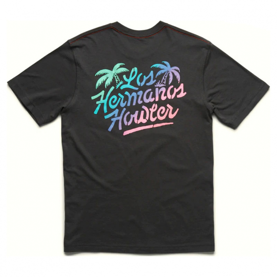 Howler T-Shirt Pocket Los Hermanos Fade Antique Black in der Gruppe Kleidung & Schuhe / Kleidung / T-shirts bei Sportfiskeprylar.se (111022S-LOS-Mr)