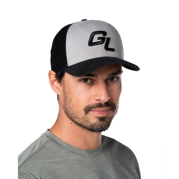Guideline Logo Cap - Grey/Black in der Gruppe Kleidung & Schuhe / Kappen & Kopfbedeckungen / Caps bei Sportfiskeprylar.se (111063GL)