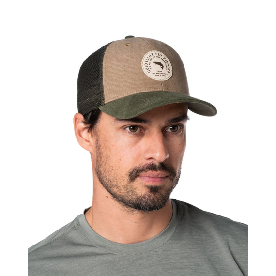 Guideline Badge Trucker Cap - Forest in der Gruppe Kleidung & Schuhe / Kappen & Kopfbedeckungen / Caps bei Sportfiskeprylar.se (111066GL)