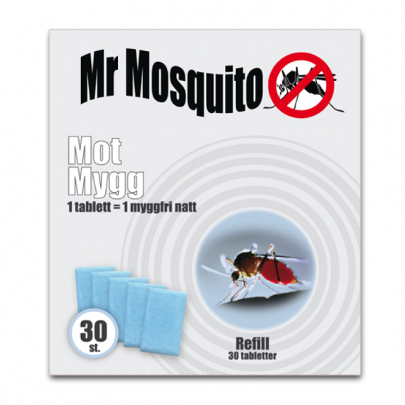Mr Mosquito Refill (30pcs) in der Gruppe Outdoor / Mückenschutz & Repeller / Mücken Repeller bei Sportfiskeprylar.se (112002TC)