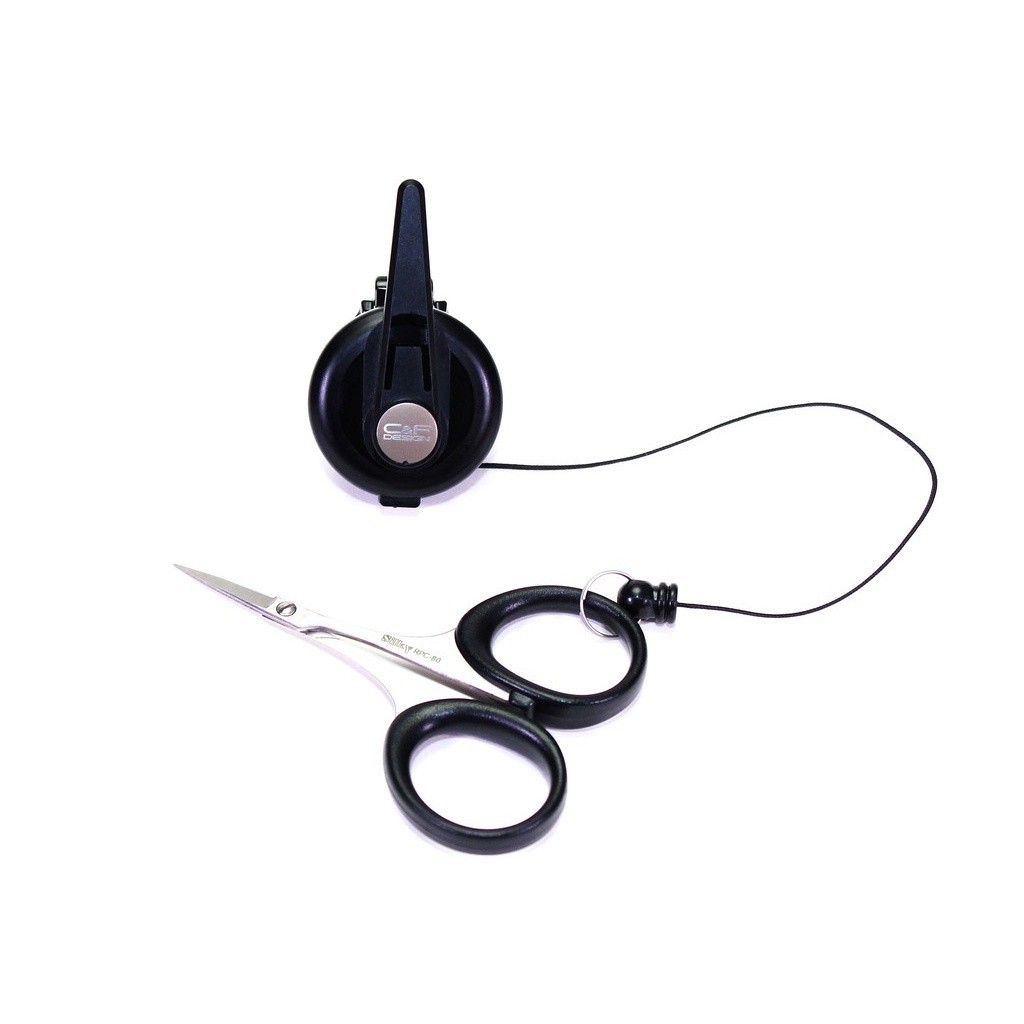 C&F Flex Pin-On Reel/Scissors (CFA-72WS) in der Gruppe Werkzeuge & Zubehör / Pin-On-Reels bei Sportfiskeprylar.se (1120178)