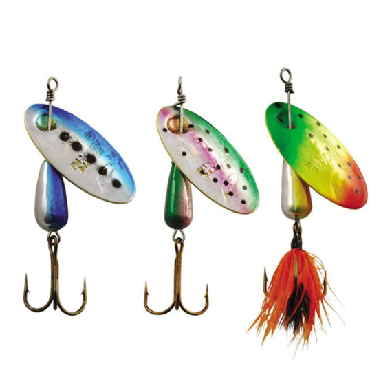 Sølvkroken Spesial Spinner Sluksett Holographic 9g in der Gruppe Köder / Köder Sets bei Sportfiskeprylar.se (112053SK)