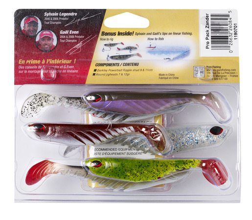 Pro Pack Zander in der Gruppe Köder / Gummiköder / Vertikal Gummifische bei Sportfiskeprylar.se (1190701)