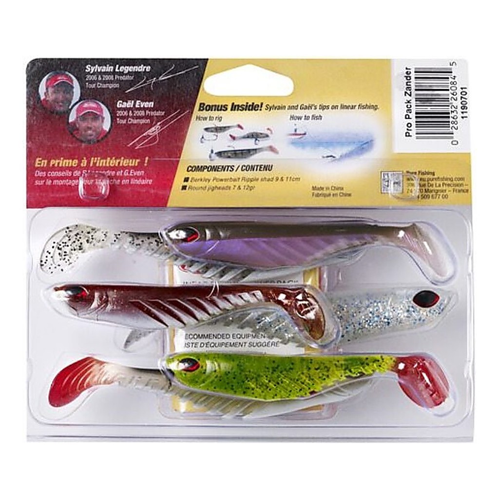 Pro Pack Zander in der Gruppe Köder / Gummiköder / Vertikal Gummifische bei Sportfiskeprylar.se (1190701)