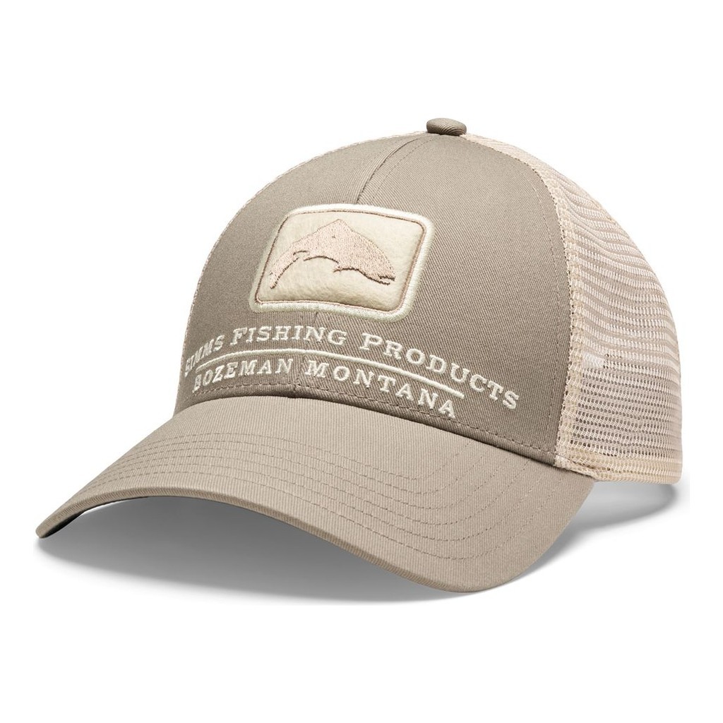 Simms Trout Icon Trucker Dolomite in der Gruppe Kleidung & Schuhe / Kappen & Kopfbedeckungen bei Sportfiskeprylar.se (12226-1235-00)