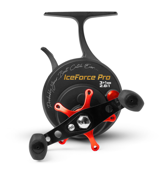 Asseri IceForce Pro Ice Fishing Reel 65mm in der Gruppe Angelrollen / Eisangel Rollen / Eis Jigging Rollen bei Sportfiskeprylar.se (123-00065)