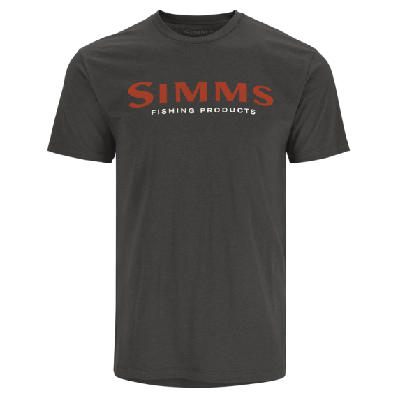 Simms Logo T-shirt Simms Orange/Charcoal Heather in der Gruppe Kleidung & Schuhe / Kleidung / T-shirts bei Sportfiskeprylar.se (12803-1198-20r)