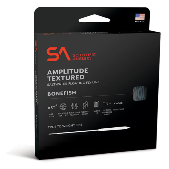 SA Amplitude Bonefish Black/Surf/Ivory WF Fly Line in der Gruppe Schnüre / Fliegenschnüre / Einhand bei Sportfiskeprylar.se (129053r)