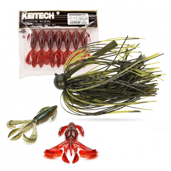 Crazy Flapper Jig Bundle in der Gruppe Köder / Köder Sets / Köder Sets Softbaits bei Sportfiskeprylar.se (12TFJCF)