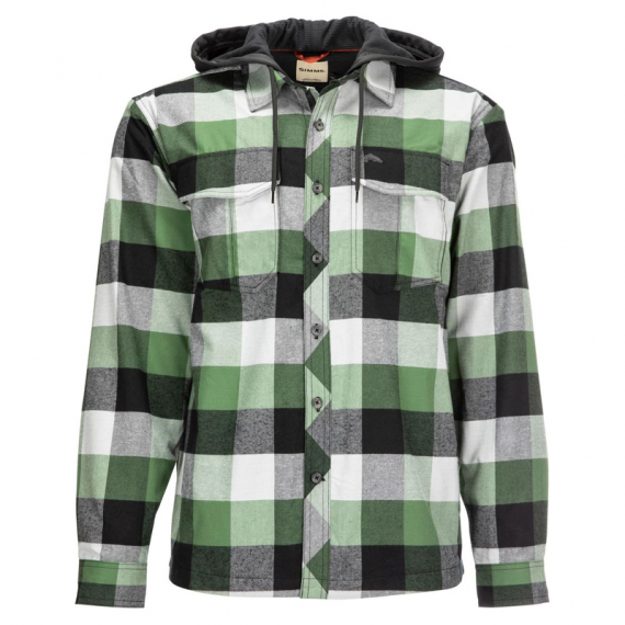 green buffalo plaid jacket
