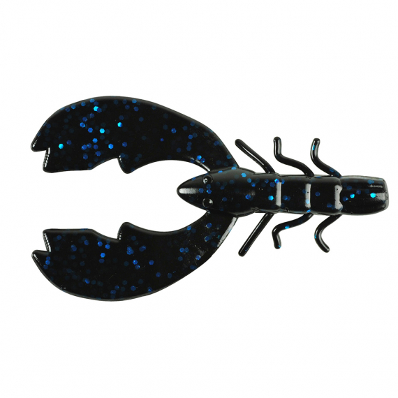 Berkley Chigger Craw 8cm - Black Blue Fleck in der Gruppe Köder / Gummiköder / Krebse & Creaturebaits / Krebsköder bei Sportfiskeprylar.se (1307360)