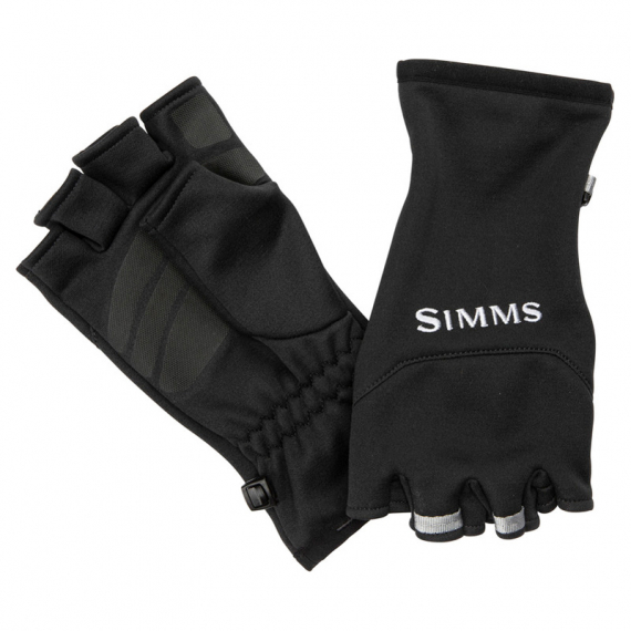 Simms Freestone Half Finger Black - M in der Gruppe Kleidung & Schuhe / Kleidung / Handschuhe bei Sportfiskeprylar.se (13111-001-30)