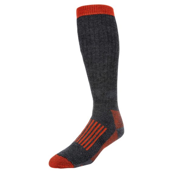 Simms Merino Thermal OTC Sock Carbon in der Gruppe Kleidung & Schuhe / Kleidung / Schichten & Unterwäsche / Socken bei Sportfiskeprylar.se (13140-003-30r)