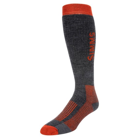 Simms Merino Midweight OTC Sock Carbon in der Gruppe Kleidung & Schuhe / Kleidung / Schichten & Unterwäsche / Socken bei Sportfiskeprylar.se (13142-003-30r)
