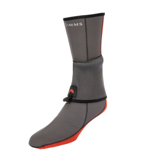 Simms Neoprene Flyweight Sock Pewter in der Gruppe Kleidung & Schuhe / Kleidung / Schichten & Unterwäsche / Socken bei Sportfiskeprylar.se (13150-015-20r)