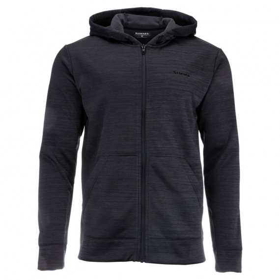 Simms Challenger Full-Zip Hoody Black Heather in der Gruppe Kleidung & Schuhe / Kleidung / Pullover / Hoodies bei Sportfiskeprylar.se (13281-010-30r)
