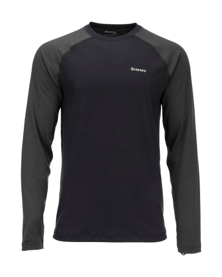 Simms Lightweight Baselayer Top Black in der Gruppe Kleidung & Schuhe / Kleidung / Schichten & Unterwäsche / Baselayer-Oberteile bei Sportfiskeprylar.se (13309-001-20r)