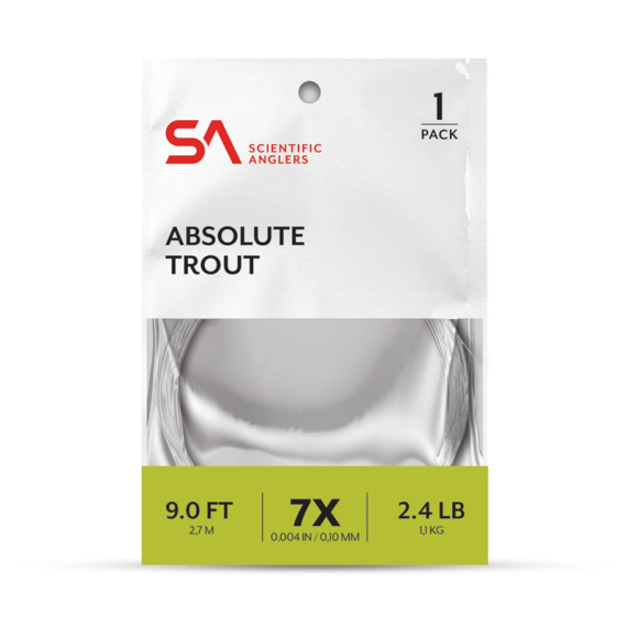 SA Absolute Trout Leader 9\' in der Gruppe Haken & Zubehör / Vorfächer & Vorfachmaterial / Fertige Vorfächer / Tapered Vorfächer bei Sportfiskeprylar.se (133944r)