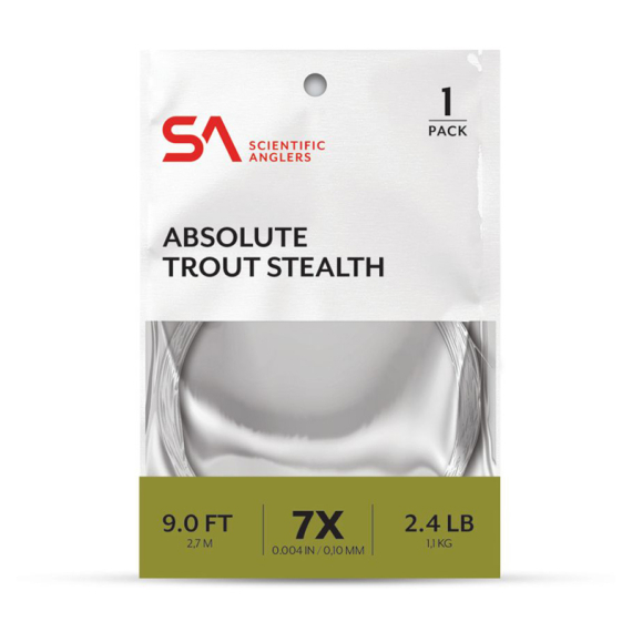 SA Absolute Trout Stealth Leader 9\' in der Gruppe Haken & Zubehör / Vorfächer & Vorfachmaterial / Fertige Vorfächer / Tapered Vorfächer bei Sportfiskeprylar.se (134125r)