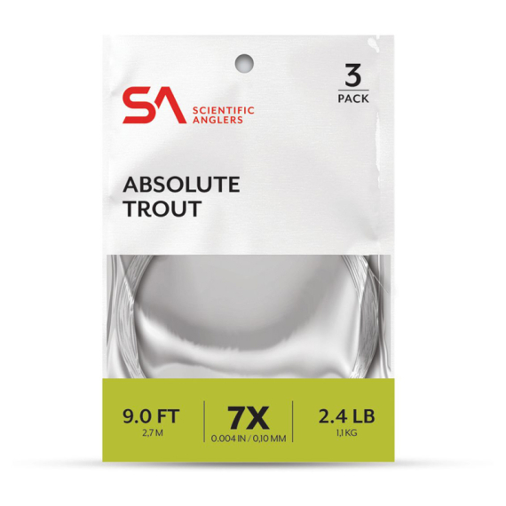 SA Absolute Trout Leader 3-pack 9\' in der Gruppe Haken & Zubehör / Vorfächer & Vorfachmaterial / Fertige Vorfächer / Tapered Vorfächer bei Sportfiskeprylar.se (134248r)