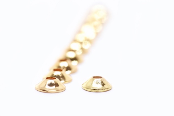 FutureFly Ufo Disc - Gold in der Gruppe Haken & Zubehör / Fliegenbinden / Fliegenbindematerial / Gewichtung bei Sportfiskeprylar.se (1350-003)