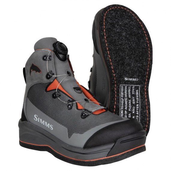 Simms Guide BOA Boot Felt Slate in der Gruppe Kleidung & Schuhe / Wathosen & Watschuhe / Watschuhe bei Sportfiskeprylar.se (13510-096-07r)