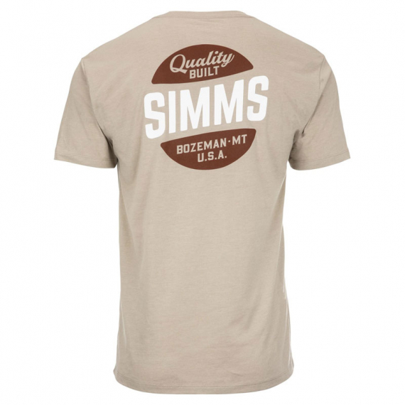 Simms Quality Built Pocket T-Shirt Khaki Heather - XXL in der Gruppe Kleidung & Schuhe / Kleidung / T-shirts bei Sportfiskeprylar.se (13518-976-60)