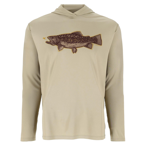 Simms Tech Hoody - Artist Series Stone Trout Fly in der Gruppe Kleidung & Schuhe / Kleidung / Pullover / Hoodies bei Sportfiskeprylar.se (13521-1312-20r)