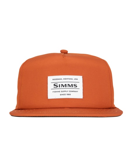 Simms Unstructured Flat Brim Cap Simms Orange in der Gruppe Kleidung & Schuhe / Kleidung / Pullover / Hoodies bei Sportfiskeprylar.se (13525-800-00)