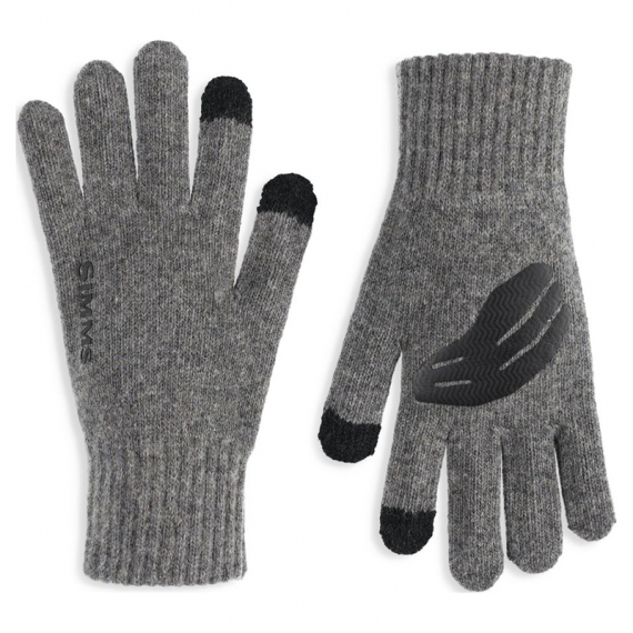 Simms Wool Full Finger Glove Steel in der Gruppe Kleidung & Schuhe / Kleidung / Handschuhe bei Sportfiskeprylar.se (13540-030-2030r)