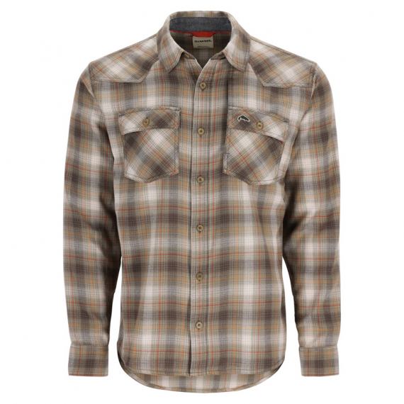 Simms Santee Flannel Shirt Bayleaf/Sunglow Pane Ombre in der Gruppe Kleidung & Schuhe / Kleidung / Hemden bei Sportfiskeprylar.se (13559-1147-30r)