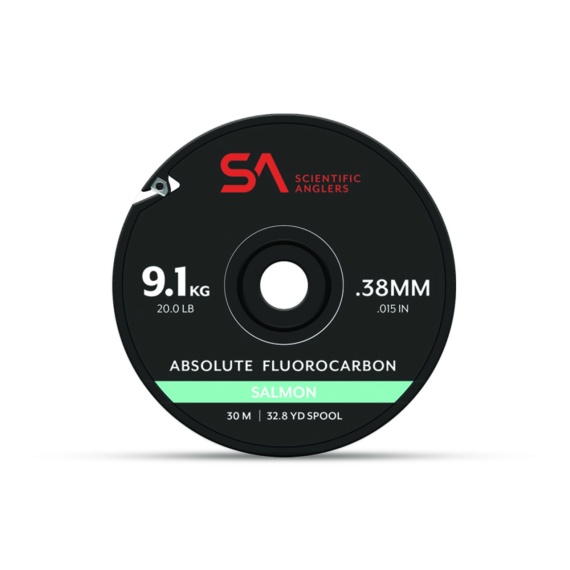 SA Absolute Salmon Fluorocarbon Tippet in der Gruppe Haken & Zubehör / Vorfächer & Vorfachmaterial / Vorfachmaterial / Vorfachmaterial Fliegenfischen bei Sportfiskeprylar.se (135665r)