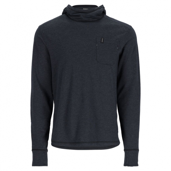 Simms Henry\'s Fork Hoody Black Heather in der Gruppe Kleidung & Schuhe / Kleidung / Pullover / Hoodies bei Sportfiskeprylar.se (13570-010-30r)