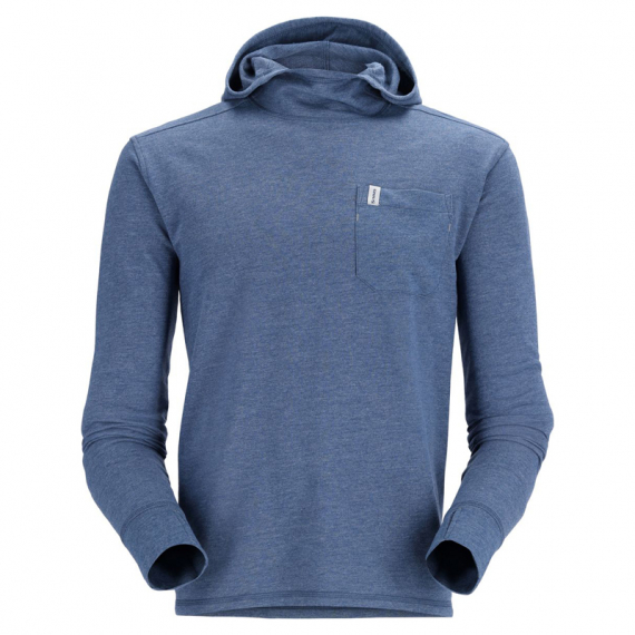 Simms Henry\'s Fork Hoody Navy Heather in der Gruppe Kleidung & Schuhe / Kleidung / Pullover / Hoodies bei Sportfiskeprylar.se (13570-414-30r)