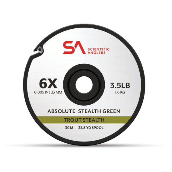 SA Absolute Trout Stealth Tippet Tippet Material in der Gruppe Haken & Zubehör / Vorfächer & Vorfachmaterial / Vorfachmaterial / Vorfachmaterial Fliegenfischen bei Sportfiskeprylar.se (135757r)