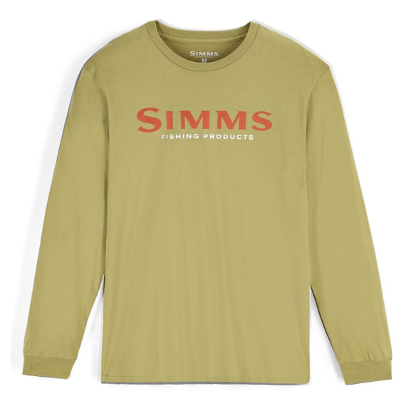 Simms Logo Shirt LS Tent Green in der Gruppe Kleidung & Schuhe / Kleidung / Pullover / Langärmlige T-Shirts bei Sportfiskeprylar.se (13626-1347-20r)