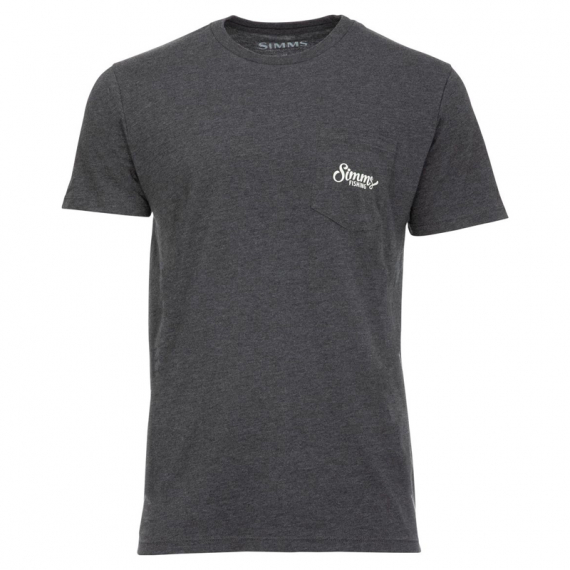 Simms Two Tone Pocket Tee Charcoal Heather in der Gruppe Kleidung & Schuhe / Kleidung / T-shirts bei Sportfiskeprylar.se (13628-086-30r)