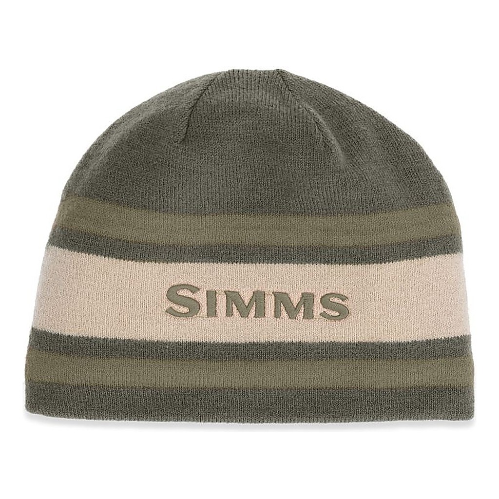 Simms Hayward Wool Beanie Dark Olive in der Gruppe Kleidung & Schuhe / Kappen & Kopfbedeckungen / Mützen bei Sportfiskeprylar.se (13807-304-00)