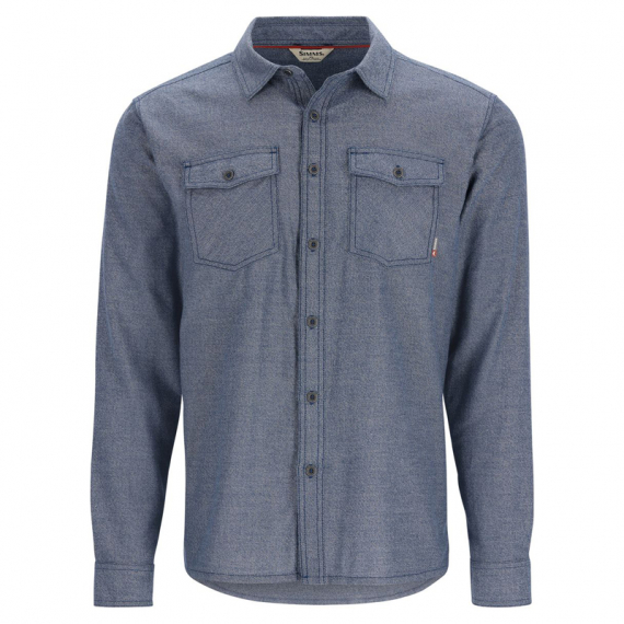 Simms Shoal Flannel Shirt Midnight in der Gruppe Kleidung & Schuhe / Kleidung / Hemden bei Sportfiskeprylar.se (13844-403-30r)