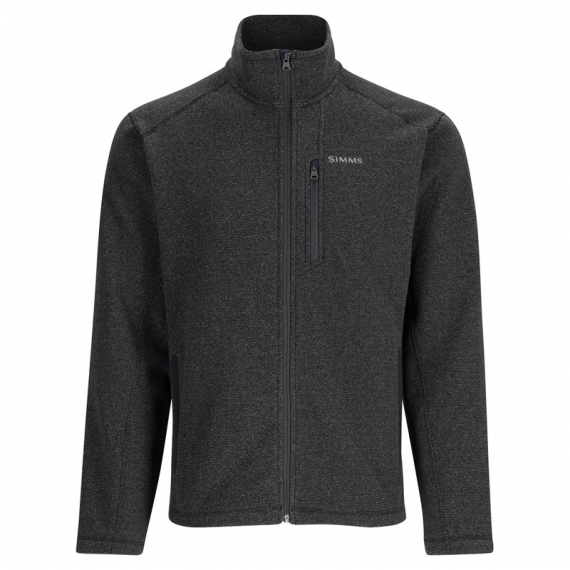 Simms Rivershed Full Zip Black Heather in der Gruppe Kleidung & Schuhe / Kleidung / Pullover / Fleece-Pullover bei Sportfiskeprylar.se (13850-010-30r)