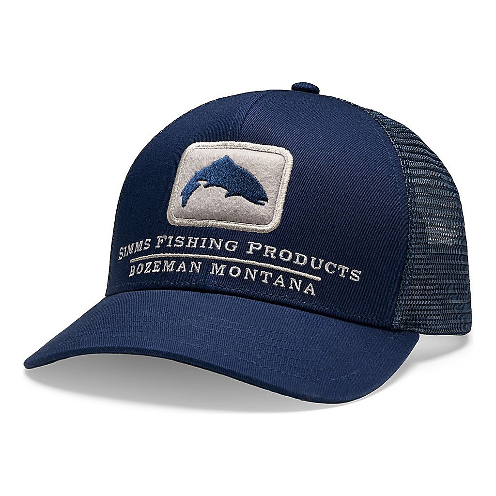 Simms Double Haul Icon Trucker Huckleberry in der Gruppe Kleidung & Schuhe / Kappen & Kopfbedeckungen bei Sportfiskeprylar.se (14032-1163-00)