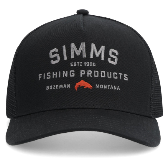 Simms Double Haul Trucker Black in der Gruppe Kleidung & Schuhe / Kappen & Kopfbedeckungen / Caps / Trucker-Kappen bei Sportfiskeprylar.se (14035-001-00)