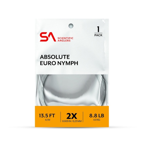 SA Absolute Euro Nymph Leader 13.5\' in der Gruppe Haken & Zubehör / Vorfächer & Vorfachmaterial / Fertige Vorfächer / Tapered Vorfächer bei Sportfiskeprylar.se (140461r)