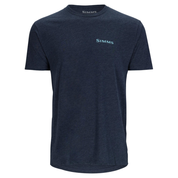 Simms Species T-Shirt Navy Heather in der Gruppe Kleidung & Schuhe / Kleidung / T-shirts bei Sportfiskeprylar.se (14093-414-20r)