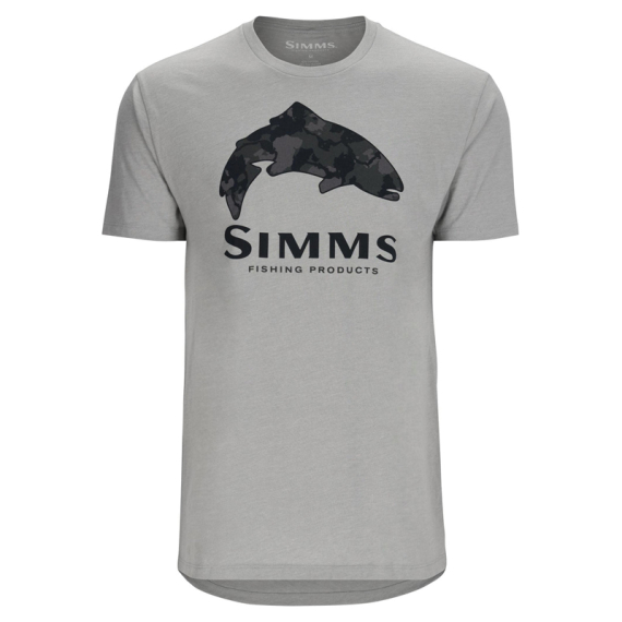 Simms Trout Regiment Camo Fill T-Shirt Cinder Heather in der Gruppe Kleidung & Schuhe / Kleidung / T-shirts bei Sportfiskeprylar.se (14101-1181-20r)