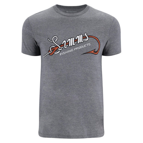 Simms Hook & Loop T-Shirt Athletic Heather in der Gruppe Kleidung & Schuhe / Kleidung / T-shirts bei Sportfiskeprylar.se (14102-1099-20r)