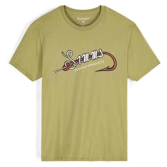 Simms Hook & Loop T-Shirt Tent Green in der Gruppe Kleidung & Schuhe / Kleidung / T-shirts bei Sportfiskeprylar.se (14102-1347-20r)