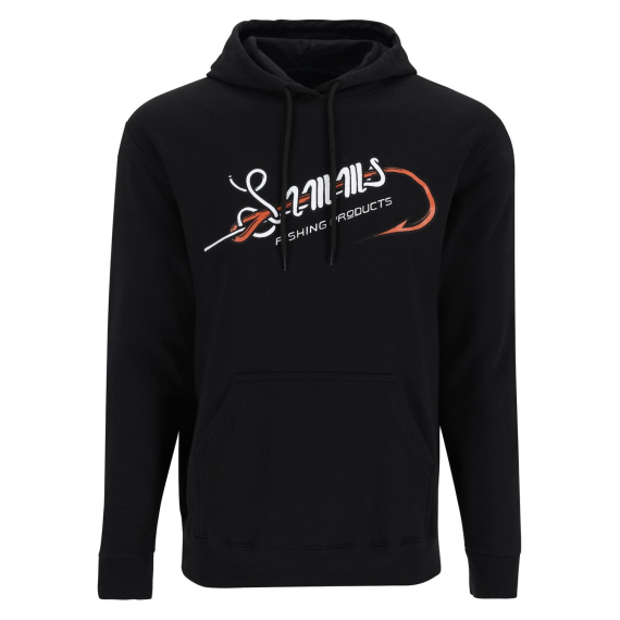 Simms Hook and Loop Hoody Black in der Gruppe Kleidung & Schuhe / Kleidung / Pullover / Hoodies bei Sportfiskeprylar.se (14145-001-20r)